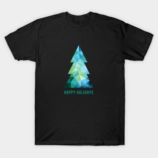 Abstract geometric Christmas tree T-Shirt